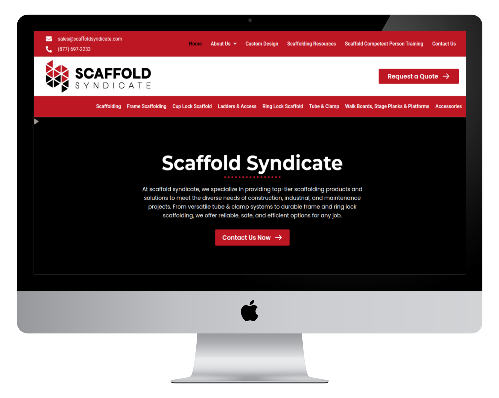 Scaffold Syndicate website preview