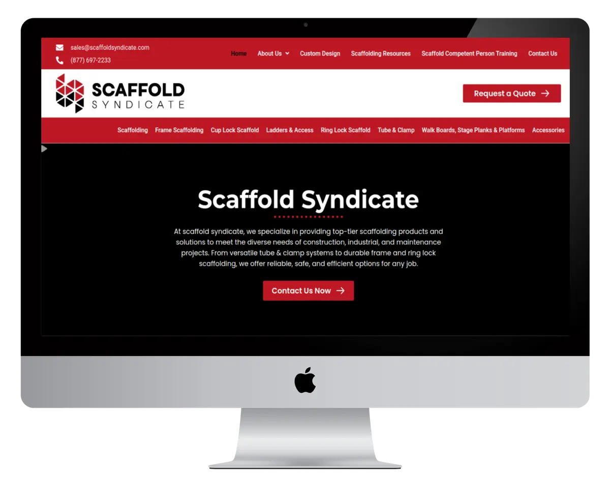 Scaffold Syndicate website preview