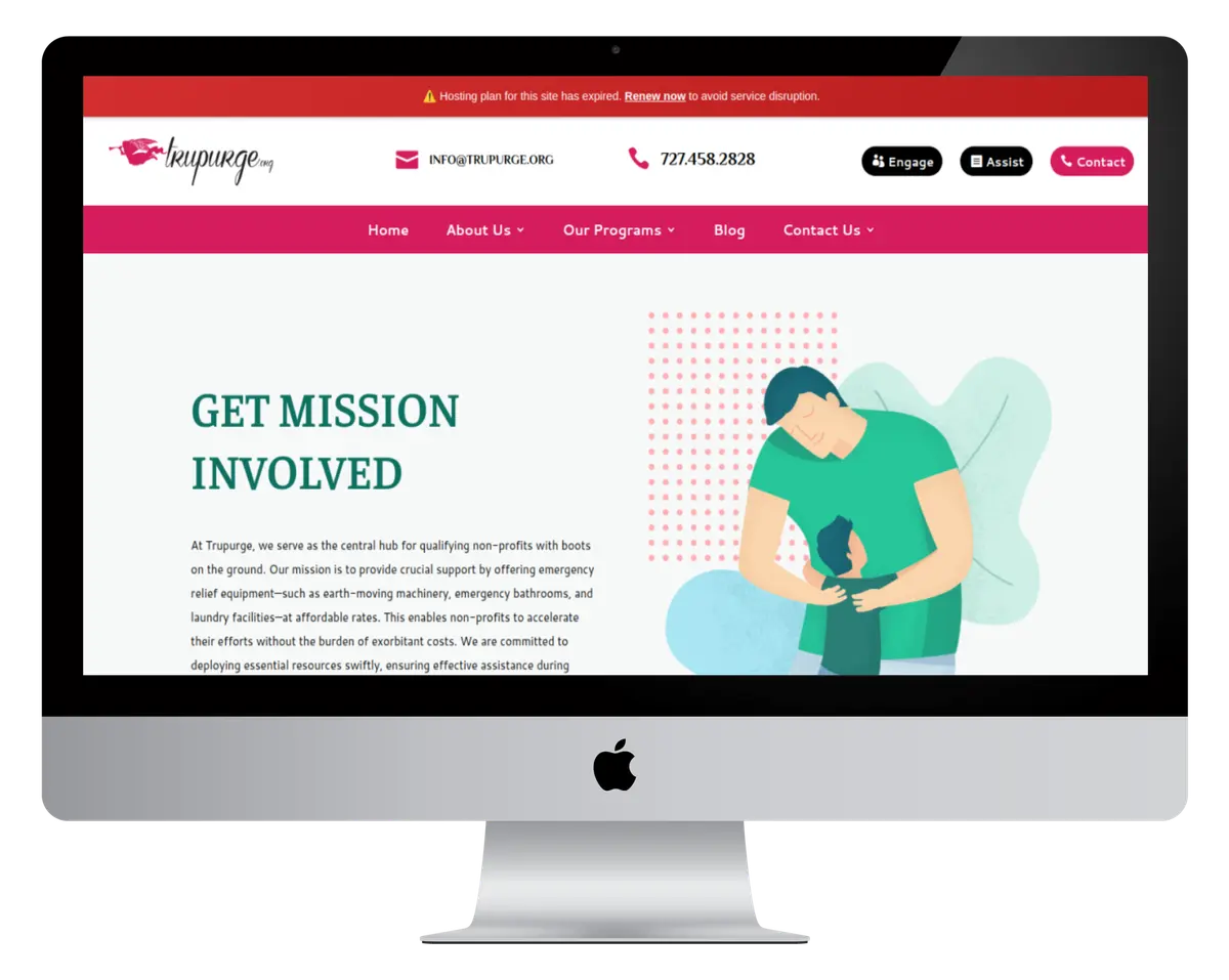 TruPurge website preview